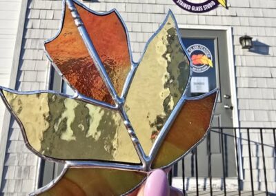 The Glass Feather Studio Entrance - Maple Leaf